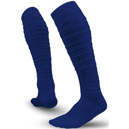 Football Scrunch Socks (Navy)