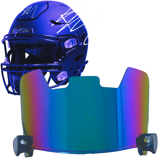 QR6 Football Visor (Rainbow)